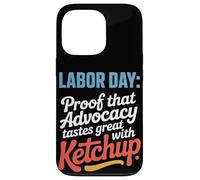 Prova che l'advocacy ha un ottimo sapore con il Ketchup Labor Day Custodia per iPhone 13 Pro