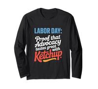 Prova che l'advocacy ha un ottimo sapore con il Ketchup Labor Day Maglia a Manica