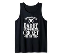 Prova Che papà Non Gioca a Cricket Tutto Il Tempo Canotta
