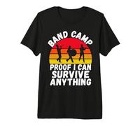 Prova Che Posso sopravvivere a Qualsiasi Cosa Band Camp Maglietta Premium