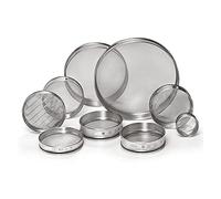 Prova di laboratorio standard Setaccio filtro Filtro Schermo a rete Sample Salita Siete Ispezione Pharmacopeia Dia 20cm 12-200mesh Lavorazioni di Precisione(10 mesh(2mm))