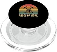 Prova di lavoro Blockchain Miner Bitcoiner Hash Power Bitcoin PopSockets PopGrip per MagSafe