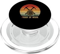 Prova di lavoro Blockchain Miner Bitcoiner Hash Power Bitcoin PopSockets PopGrip per MagSafe