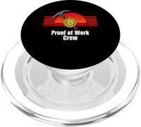 Prova di lavoro Blockchain Miner Bitcoiner Hash Power Bitcoin PopSockets PopGrip per MagSafe