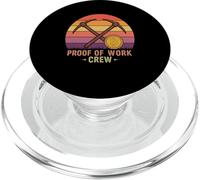 Prova di lavoro Blockchain Miner Bitcoiner Hash Power Bitcoin PopSockets PopGrip per MagSafe