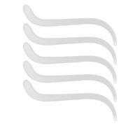 Prova Il Stick-5 Pezzi A Strisce Senza Prova Acrilico Per Orecchini | Strumento Di Schermo Di Blocco Trasparente | Presentazione Di Gioielli Per La Casa, Il Negozio, Il Mercato, La Trasmissione Su