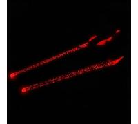Prova l'emozione della notte suonando con le bacchette luminose, bilanciate e pronte per qualsiasi scenario di performance (rosso)