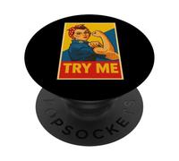 Prova l'empowerment delle donne, sottovalutami che sarà divertente PopSockets PopGrip Adesivo
