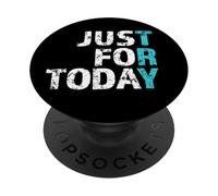 Prova solo per oggi: orgoglioso pulito sobrio un giorno alla volta PopSockets PopGrip Adesivo