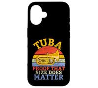 Prova Tuba che Size does Matter Tuba Custodia per iPhone 16