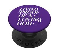 prova vivente di un amore Dio cristiano uomo e donna amore PopSockets PopGrip Adesivo