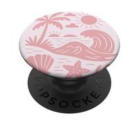 Prova vivente di un dio amorevole Beach Wave Ocean Christian PopSockets PopGrip Adesivo