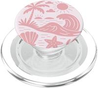 Prova vivente di un dio amorevole Beach Wave Ocean Christian PopSockets PopGrip per MagSafe