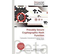 Provably Secure Cryptographic Hash Function: Cryptography, Computational Complexity Theory, Birthday Attack