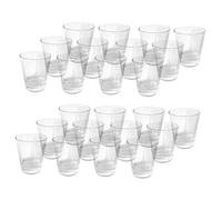 Provance Confezione da 24 bicchieri da liquore - Bicchieri da Tequila e Vodka in Vetro, 2cl, 4cl, 20ml, 40ml