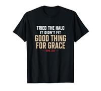 Provato L'ALO Non Si Adatta Christian Grace Humor EPH. 2:8 Maglietta