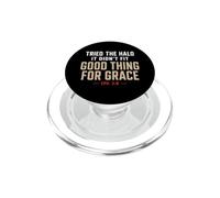 PROVATO L'ALO NON SI ADATTA Christian Grace Humor EPH. 2:8 PopSockets PopGrip per MagSafe