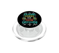 Prove di pensiero critico sicurezza criminologia forense PopSockets PopGrip per MagSafe