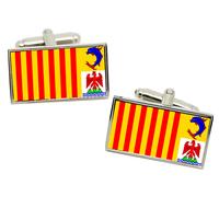 Provence-Alpes-Côte D'Azur (Francia) Bandiera Gemelli IN Cromo Cofanetto Regalo