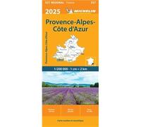 Michelin 527 Provence, Cote-d'Azur 2025: wegenkaart schaal 1:200.000