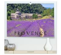 Provence (hochwertiger Premium Wandkalender 2026 DIN A2 quer), Kunstdruck in Hochglanz: Holen Sie sich den Zauber der Provence ins Haus, historische ... Lavendelfelder laden zum Träumen ein.