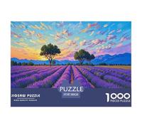 Provence1000 Piece Jigsaw Puzzle for Adults And Kids Educational Games Lavender GardenFun And Challenging for Home Decoration Great Gift Idea38x26cm/1000pcs