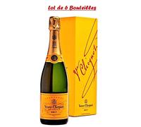 ProvencePremiumRosé Set di 6 Champagne Veuve Clicquot Carte Jaune Brut