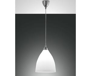 Provenza big lampada per cucina in metallo vetro bianco E27