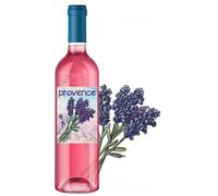 Provenza, vino alla lavanda in un bicchiere, 0,75 l