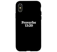 PROVERBI 13 20 | Colui che cammina con i saggi - Versetto della Bibbia Custodia per iPhone X/XS