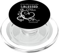 Proverbi della mamma benedetta 31:28 Regalo cristiano per la madre PopSockets PopGrip per MagSafe