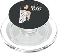 Proverbi: I'M TELLING DAD, Cristiani Religioni Cristo Gesù PopSockets PopGrip per MagSafe