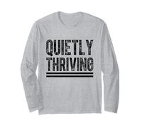 Proverbi silenziosamente fiorenti per introversi Maglia a Manica