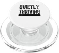 Proverbi silenziosamente fiorenti per introversi PopSockets PopGrip per MagSafe