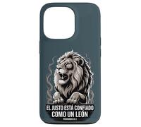 Proverbio 28:1 Spagnolo "El Justo Está Confiado Como un León" Custodia per iPhone 13 Pro