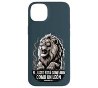 Proverbio 28:1 Spagnolo "El Justo Está Confiado Como un León" Custodia per iPhone 14 Plus