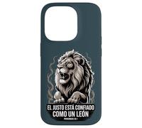 Proverbio 28:1 Spagnolo "El Justo Está Confiado Como un León" Custodia per iPhone 14 Pro