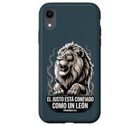 Proverbio 28:1 Spagnolo "El Justo Está Confiado Como un León" Custodia per iPhone XR