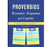 Proverbios Resumen y Esquemas por Capítulo: Una guía clara y práctica para comprender la sabiduría bíblica, aplicar sus enseñanzas y crecer espiritualmente