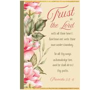 Proverbs 3:5-6: A Christian Journal for Women, Trust in the Lord, 140 ruled pages, 6"x9" notebook, Hardcover
