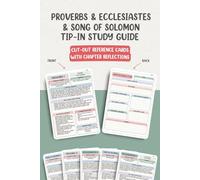 Proverbs & Ecclesiastes & Song of Solomon Chapter-by-Chapter Tip-In Bible Study Guide: Cut-Out Reference Cards with Chapter Reflections