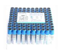 Provetta per Prelievo Di Sangue Sottovuoto, 3/5/10 Ml, 100 Pezzi per Confezione, Provetta Monouso in Plastica per Prelievo Di Sangue, Provetta Con Citrato Di Sodio, Per Laboratori,10ml