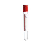 Provetta Vacutainer Serum Plus con chiusura di sicurezza Hermogard da 6 ml dimensione 13x100 mm, confezionamento da 100 pezzi.