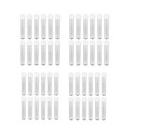 Provette 100 pezzi Provette in plastica da 10 ml con tappo per laboratorio di ricerca scientifica
