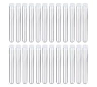 Provette da 60 pezzi: provette trasparenti con coperchi, provette trasparenti | tubi da 8 ml con tappi Esperimenti scientifici, decorazioni per feste in casa, bacchette da 8 ml