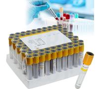 Provette di vetro della raccolta del sangue del laboratorio per la separazione del siero e la preparazione di PRP