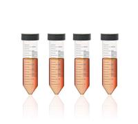 Provette per centrifuga 15 ml 50 pezzi, polipropilene autoclavabile, tappo a vite ermetico, sterile gamma, graduate(50ml 30x115mm 50pcs/bag)