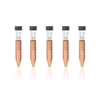 Provette per centrifuga 15 ml 50 pezzi, polipropilene autoclavabile, tappo a vite ermetico, sterile gamma, graduate(15ml 17x120mm 50pcs/bag)