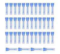 Provette per esami da laboratorio, 40 Pezzi, Campione Tazza Feci, Contenitori Sgabello, con cucchiaio dosatore, provetta urine per analisi, per laboratorio scuola educativo, 5ml
