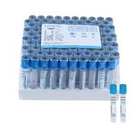 Provette sottovuoto per analisi di laboratorio, citrato di sodio, sterili e a prova di perdite, ideali per la raccolta di campioni di sangue clinici e di ricerca